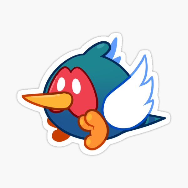 pointy bird Sticker