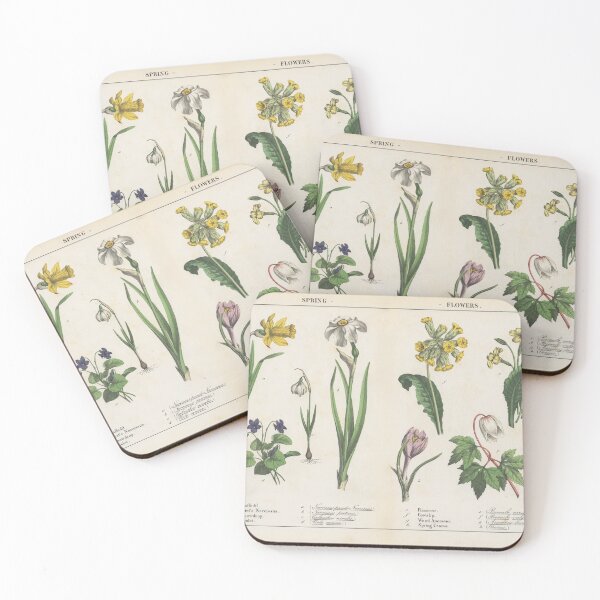 Item preview, Spring Flowers Vintage Scientific Drawing designed and sold by Cbusch.