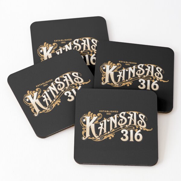 Item preview, Kansas Ornate Vintage 316 Area Code designed and sold by itsrturn.