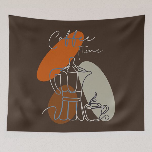 Item preview, Coffee time boho artwork  designed and sold by TipTopTapo.