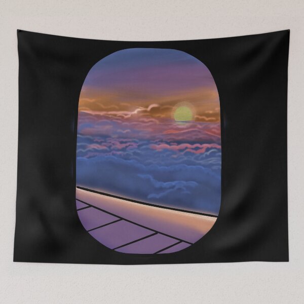 Item preview, Beautiful sky in airplane window  designed and sold by Mermaidssparkle.