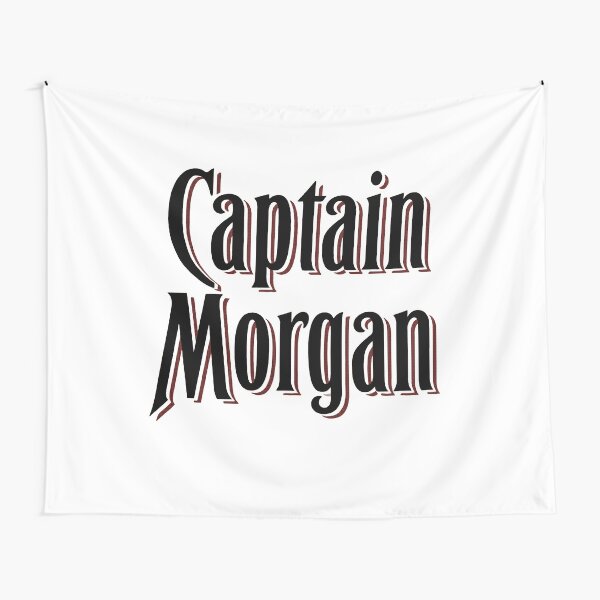 White Captain Morgan Baseball Jersey US Flag