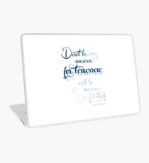 Don´t Be Anxious for Tomorrow Laptop Skin