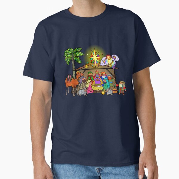 Item preview, Cartoon Christmas Nativity Scene designed and sold by Prawny.