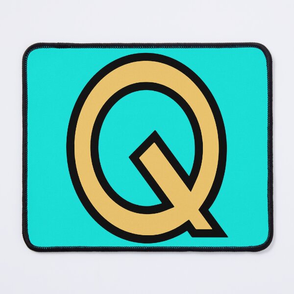 Item preview, Funky Yellow Letter Q designed and sold by ShoptyCo.