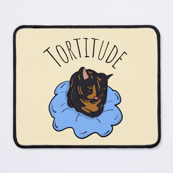 Item preview, Tortitude! (tortoiseshell cat design) designed and sold by TheScribner.