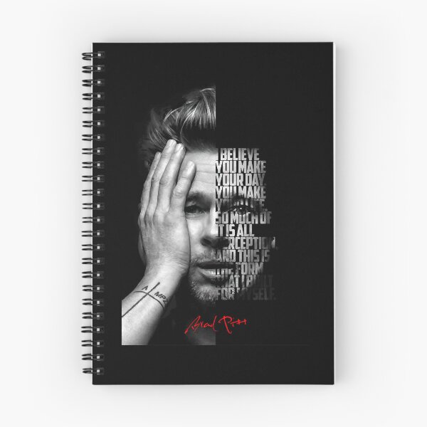 Item preview, Black and white Brad Pitt q designed and sold by ShoptyCo.