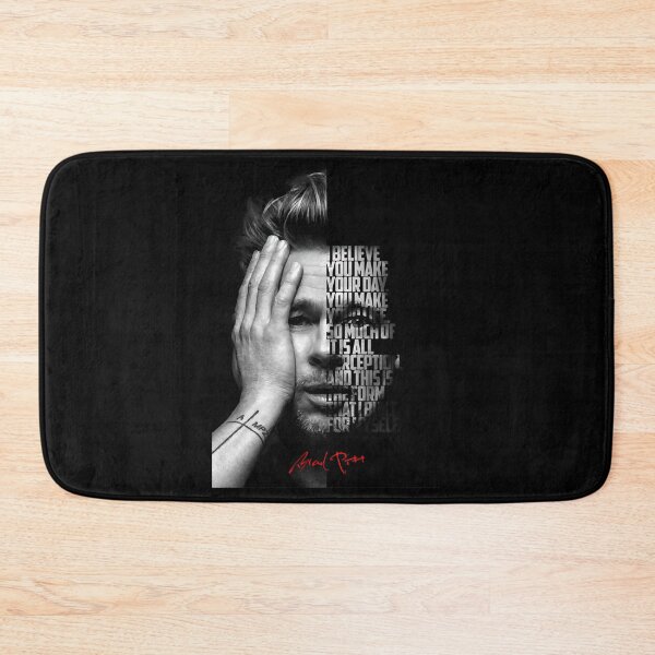 Item preview, Black and white Brad Pitt q designed and sold by ShoptyCo.
