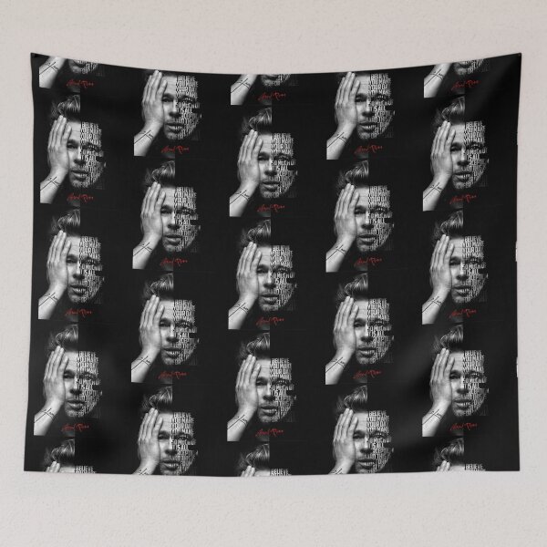 Item preview, Black and white Brad Pitt q designed and sold by ShoptyCo.