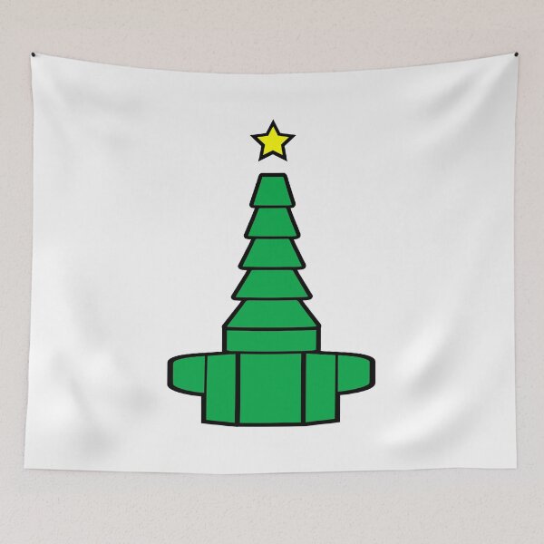 Item preview, Green Oxygen Christmas Tree with Yellow Star designed and sold by BearAndCat.