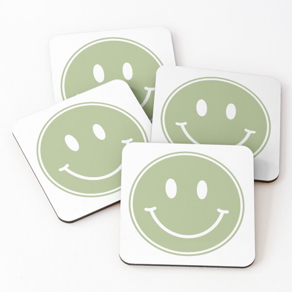 Item preview, Green smiley face designed and sold by Alexa Shoop.