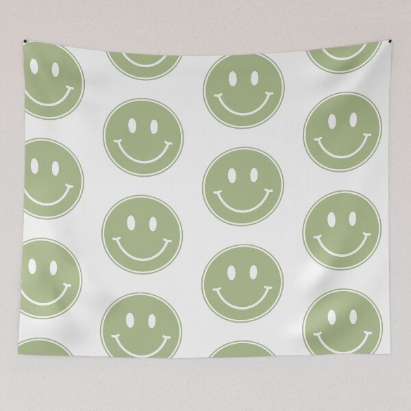 Item preview, Green smiley face designed and sold by Alexa Shoop.