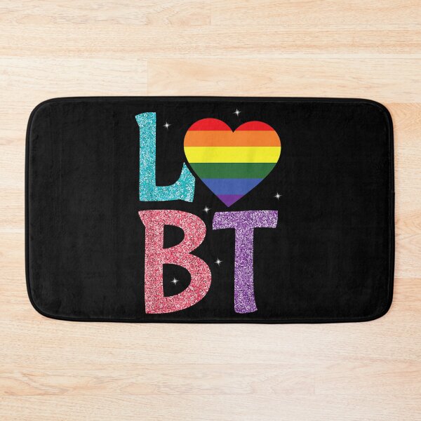 Item preview, Gay LGBT-Q Cute Heart Pride Rainbow Flag Ally designed and sold by ShoptyCo.