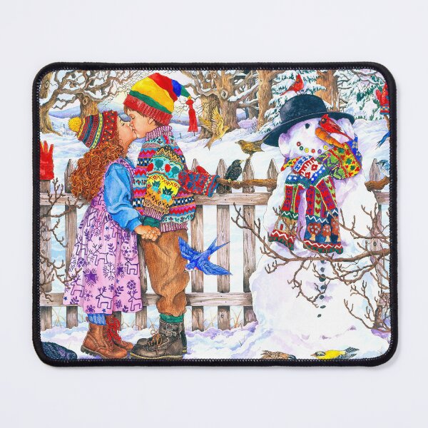 Item preview, First Snow, First Kiss designed and sold by Wendy Edelson.