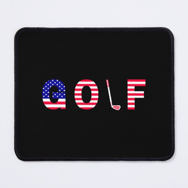 Item preview, Golf inscription with the flag of America designed and sold by ShoptyCo.