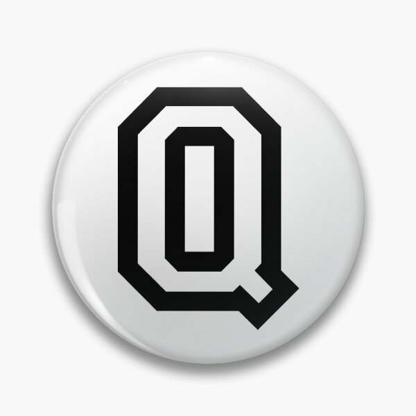 Item preview, Letter Q two-color designed and sold by ShoptyCo.
