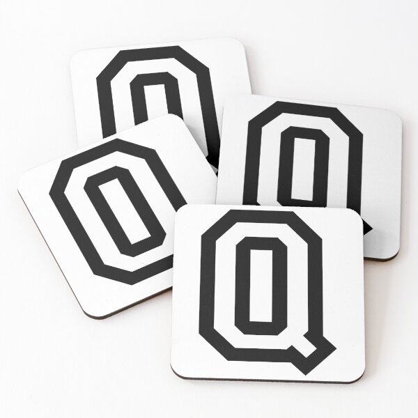 Item preview, Letter Q two-color designed and sold by ShoptyCo.