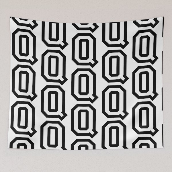Item preview, Letter Q two-color designed and sold by ShoptyCo.