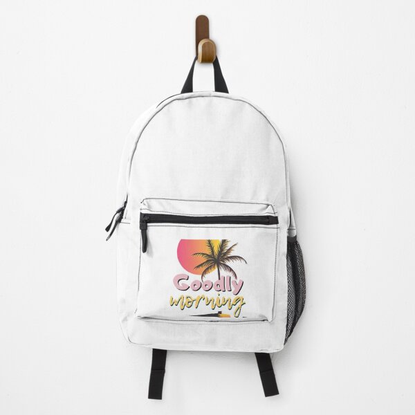 Item preview, Goodly Morning Beach Time with Palm Trees designed and sold by Quirky Dez.