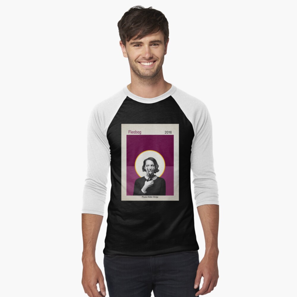 Vista previa del artículo con la obra «Camiseta ¾ estilo béisbol», diseñado y vendido por Lourdesch.