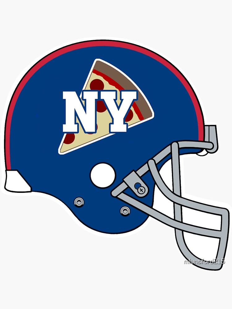 New York Pizza Alternate Helmet' Sticker for Sale by mlunsford215