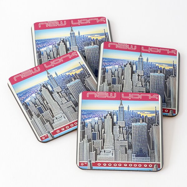 Item preview, Vintage New York City Poster designed and sold by BAYFAIRE.