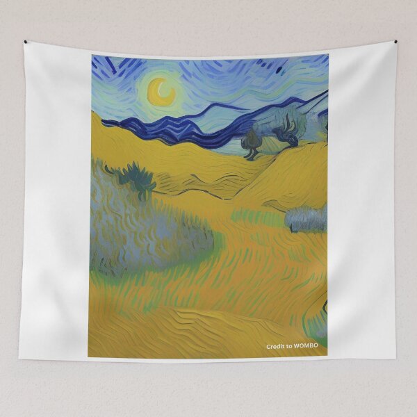 Item preview, Colorful, abstract landscape wall art as prints, on canvas, or large posters. Vincent Van Gogh style. Wall art decor for your home.   designed and sold by JoelsCorner.