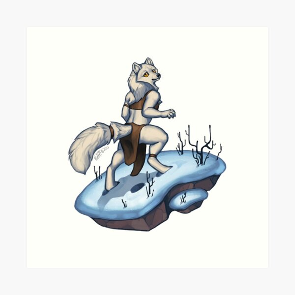 Winter Fox Art Print