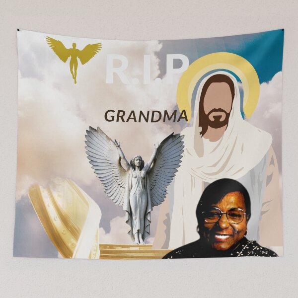 Item preview, Rest In Paradise -  Grandma, heaven, angel, love, peace, mother, kids, rip, faith, mom, dad, family, brother, son designed and sold by LoomylooDesigns.