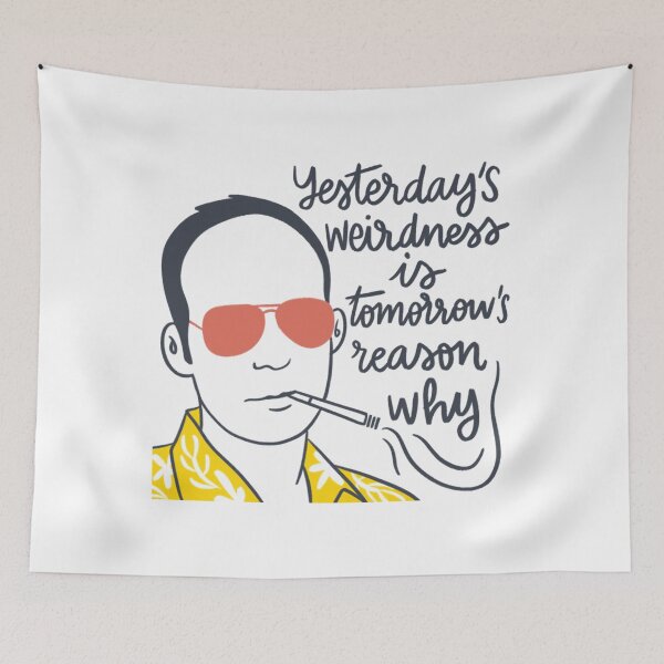 Item preview, Hunter S Thompson quote designed and sold by HansWalteWitt.