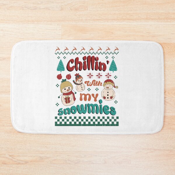 Item preview, Chillin With My Snowmies Cute Snowman Ugly Christmas designed and sold by CryptoLoverTees.
