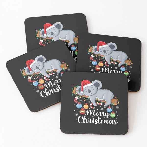 Item preview, Koala-la-la Cute Koala Bear santa hat funny Christmas koala T-Shirt designed and sold by Klaus-Gilbert.