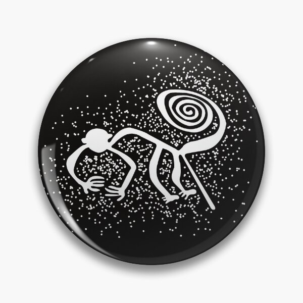 Artikelvorschau,   Überarbeiteter Nazca-Affe mit Stipple Ancient Peru entworfen und verkauft von DapperDanStudio.