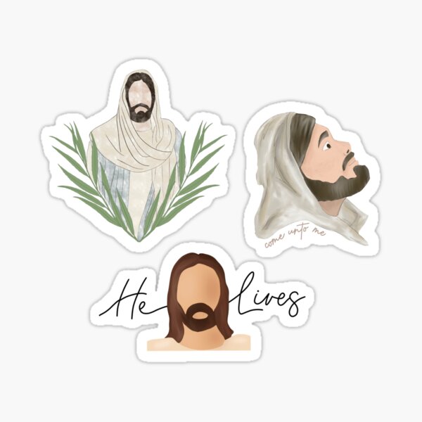 Item preview, Heavenly Father sticker pack  designed and sold by Handdrawnbyzoe.
