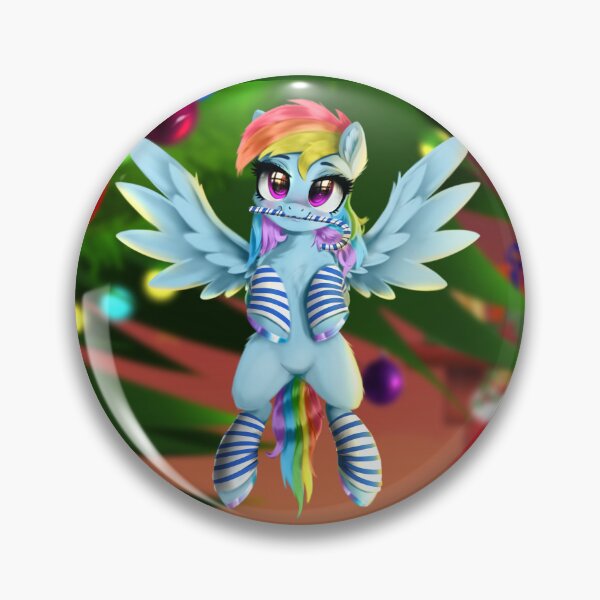 Item preview, Tiny Rainbow Dash at Christmas designed and sold by Darksly.