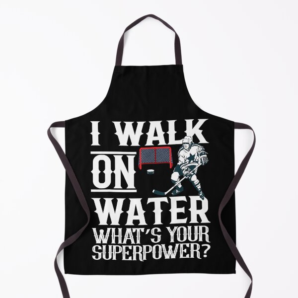 Item preview, I Walk On Water What's Your Superpower Funny Hockey Sport designed and sold by Helbon-art.