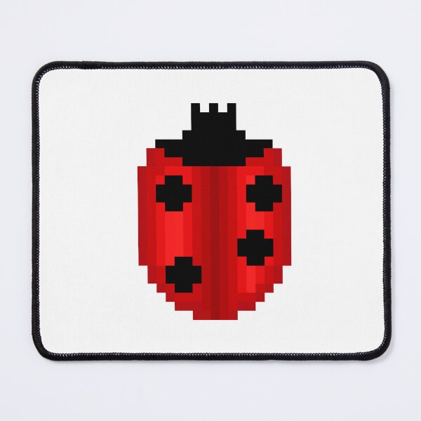 Item preview, Ladybug Pixel Art Design designed and sold by bugpixels.