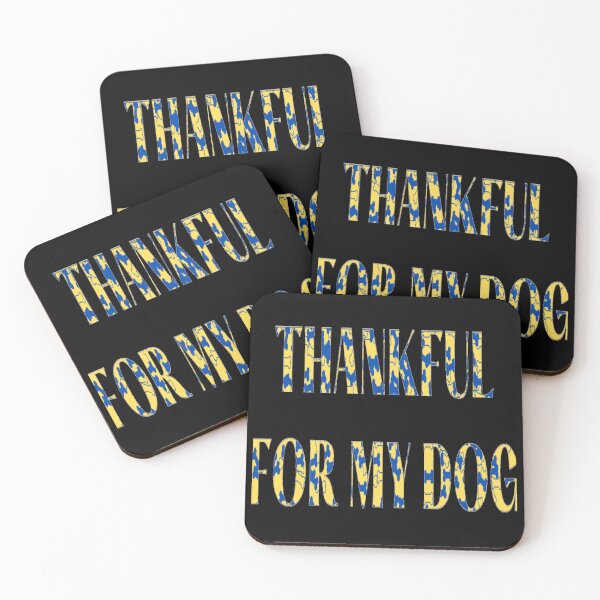 Item preview, THANKFUL FOR MY DOG TEXT  designed and sold by ArtzandDesignz.