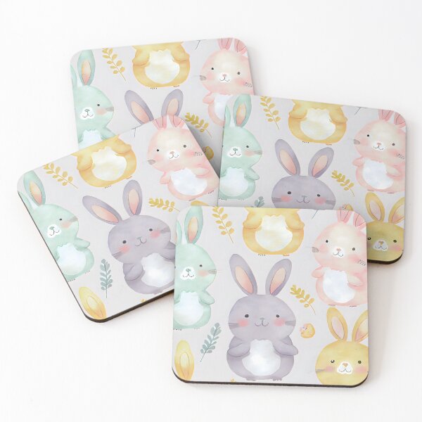 Item preview, A Pastel Easter Bunny Rabbit Pattern designed and sold by ClairesPatterns.