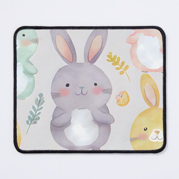 Item preview, A Pastel Easter Bunny Rabbit Pattern designed and sold by ClairesPatterns.
