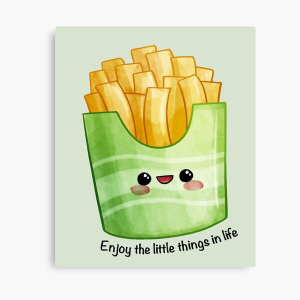 Item preview, Enjoy The Little Things In Life | French fries designed and sold by I Am Cuta.