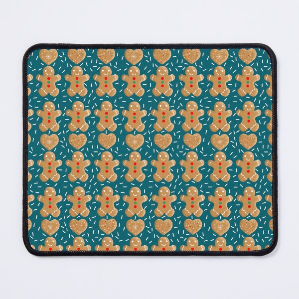 Item preview, Gingerbread Cookies and Sprinkles on Teal designed and sold by MarcyBrennanArt.