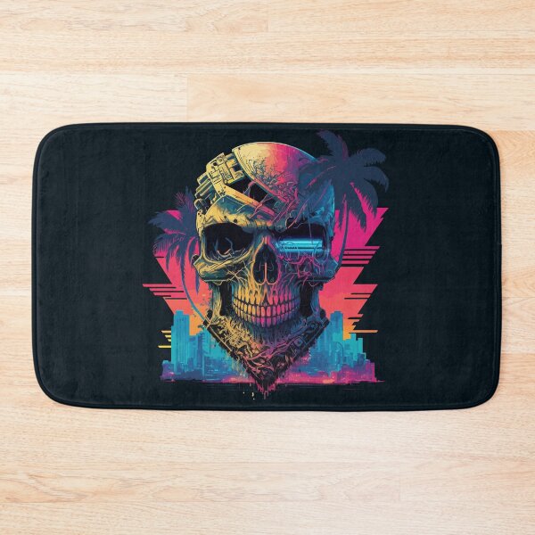 Item preview, Miami synthwave skull designed and sold by ChasmicArt.