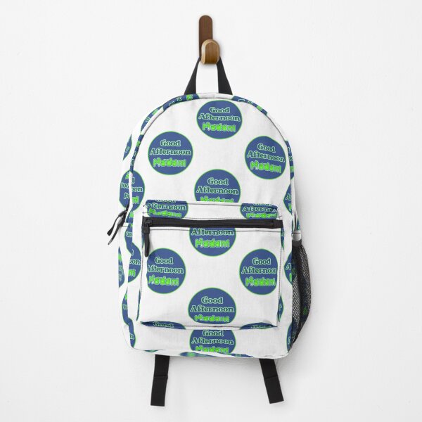 Item preview, Good Afternoon Madam, A Spirited Good Afternoon to you.(Blue and Lime Green Version) designed and sold by JoyOfHopeStore.
