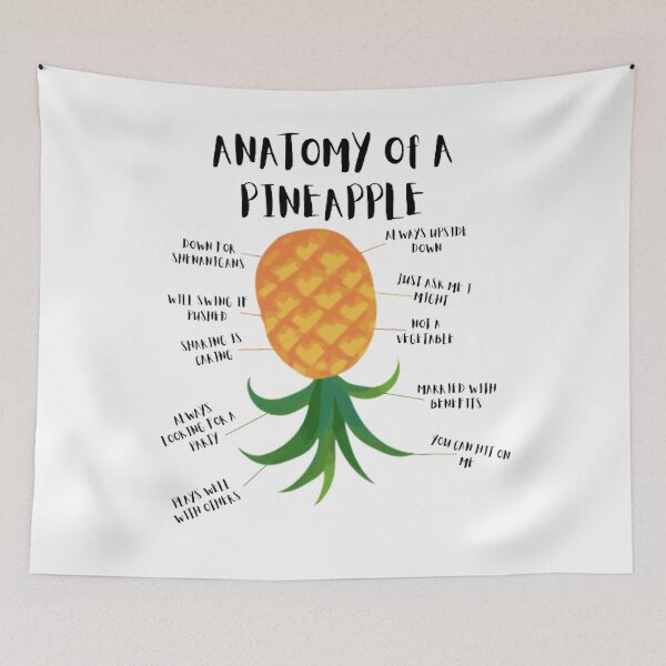 Item preview, Anatomy Of A Pineapple Funny T-shirt  designed and sold by ChopshopTEXT.