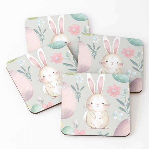 Item preview, A Cute Pastel Easter Bunny Pattern designed and sold by ClairesPatterns.