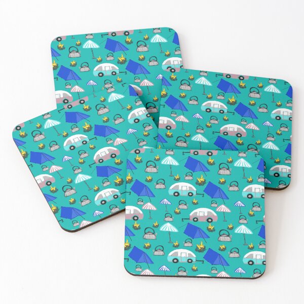 Item preview, camping teal designed and sold by JoKoNz.
