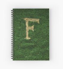 Knitted 'F' Spiral Notebook