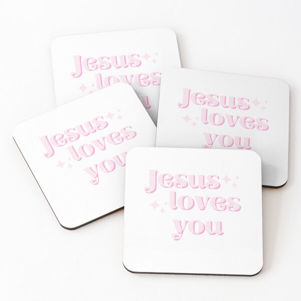Item preview, Jesus loves you designed and sold by Handdrawnbyzoe.