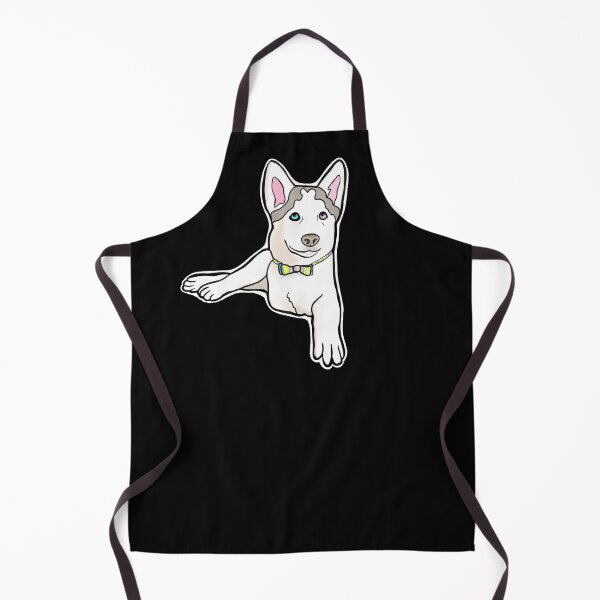 Item preview, Adorable Three-Legged Tripod Husky Named Mochi with Rainbow Bow Tie  designed and sold by Mochi-Merch.